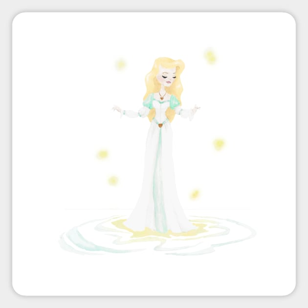 Princess Swan Sticker by littlemoondance